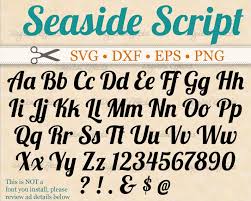 Download Seaside Script Svg Bold Script Retro Script Monogram Svg Etsy In 2021 Lettering Handwritten Svg Script Monogram
