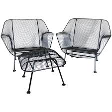 Maybe you would like to learn more about one of these? Pair Of Woodard Wrought Iron With Mesh Lounge Chairs At 1stdibs