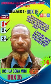 WARNING! CONTESTING CANDIDATES FOR GUMINE OPEN. A good number of marked  papers will be flown from Amia Nondri to Kundiawa. The serial number n the  box will be identical to the ones