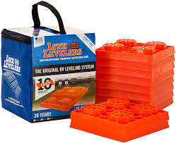 These are accessories that are used to level an rv if it's on an uneven level. Amazon Com Tri Lynx 00015 Lynx Levelers 10 Pack Orange Automotive