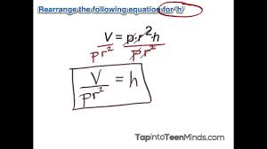 3 4 Modelling With Formulas And Rearranging Mpm1d Grade 9 Math Youtube