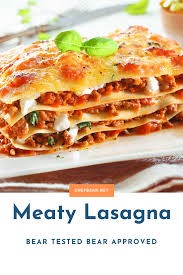 Chefbear Meaty Lasagna Recipe In 2020 Meaty Lasagna Casserole Side Dishes Lasagna