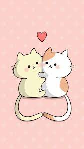 Maybe you would like to learn more about one of these? New Drawing Love Hug 59 Ideas Kawaii Drawings Cute Animal Drawings Cute Cat Wallpaper