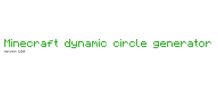 The game world consists of jagged 3d objects, mainly cubes, and liquids, known as lumps, which represent various materials such as earth, rocks, minerals. Github Kiwihub Br Minecraft Dynamic Circle Generator This Is A Dynamic Pixelated Circles And Other Shapes Generator It Can Be Useful If You Want To Make Perfect Circles For Your Minecraft World D