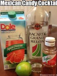 Tips for making mexican lollipop candy shot. Mexican Candy Cocktail Tastes Like A Spicy Watermelon Jolly Rancher Yum Candy Cocktails Yummy Drinks Party Food And Drinks