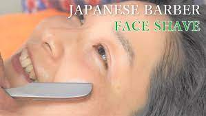 shaving a japanese woman s face asmr shave straight razor shaving video スキンケア 顔 そり