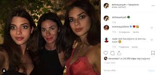 İddialı ve cesur pozları seven derin talu takipçilerinden hem övgü hem de eleştiriler alıyor. Defne Samyeli Den Derin Ve Deren Ile Selfie Begeni Yagdi Gercek Gundem