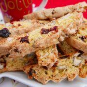 Don't saw the slices or they may crumble. Apricot And Almond Biscotti Everyday Cooks