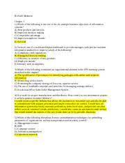 All Of The Following Are Examples Of Business Intelligence Systems Except A Course Hero