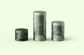 Download Tea Metal Packaging Box Mockup Free Psd Grapbox Free Digital Asset