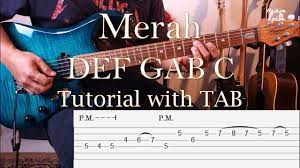 Feb 13, 2014 · artis : Def Gab C Merah Guitar Intro Solo Tutorial With Tab Youtube