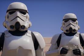 Each set features two unique figures housed inside a branded box. Fortnite Imperial Stormtrooper Uncrate