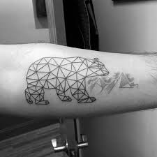 Each of these options can provide a completely different look. 60 Geometric Bear Tattoo Designs For Men Manly Ink Ideas