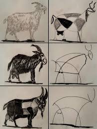 Bilder von pablo picasso als kunstdrucke poster, leinwandbilder und gerahmte bilder. Metamorphose Eines Ziegenbocks Picasso Stier Tiere Picasso
