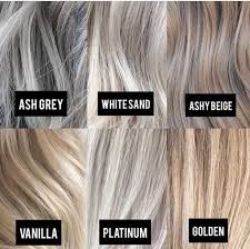 Vanilla Blonde Color Tone Chart Blonde Chart Color