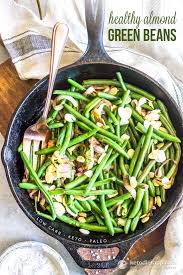 Healthy Low Carb Almond Green Beans 0 Low Carb Vegetarian Recipes Green Beans Low Carb