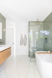 Bathroom design bathroom renovations bathroom flooring cement tile interior home small bathroom bathroom interior bathrooms remodel. Bathroom Wall Tiles How High Should They Go Fireclay Tile