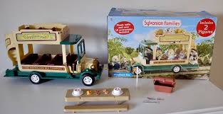 Sylvanian Families Woodland Double Decker Bus In Original Box Sylvanian Families Double Decker Bus Woodland
