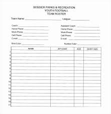 Printable Blank Football Formation Sheets Fresh Blank Football Team Sheet Template Sport Tournament Football Roster Depth Chart Schedule Template