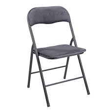 Chaise Pliante Gris Meubles Pour La Cuisine La Foir Fouille