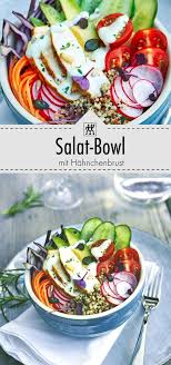 Sommer Sonne Salat Eine Frische Salat Bowl Ist Im Sommer Genau Das Richtige Super Lecker Mit Frischer Hahnchenbrust Zwi Salat Bowl Frischer Salat Rezepte