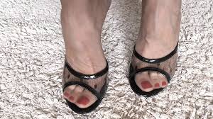 Cum on My High Heels Nylon Feet: German Amateur Porn by FapHouse