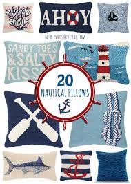 20 Nautical Throw Pillows Nautical Throw Pillows Nautical Throws Nautical Pillows