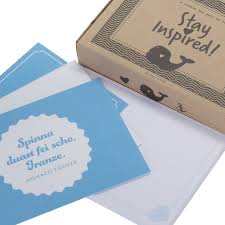 „ein bissel was geht immer. Postkarten Set Monaco Franze Inkl Notizblock Stay Inspired