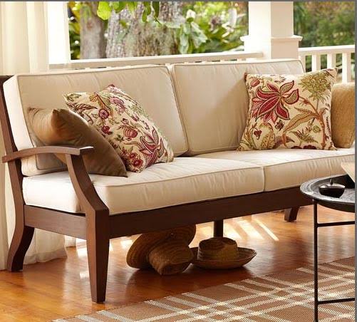 Wooden sofa