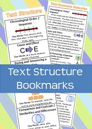 Birth Order Characteristics Chart Pdf Text Structure Bookmark With Graphic Organizers Key Words Example Passages Text Structure Teaching Reading Teaching Text Structure