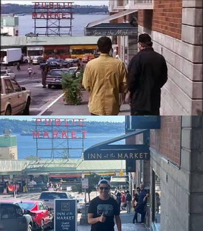 Sleepless in Seattle - 1993 and now in July 2025. Seattle, WA