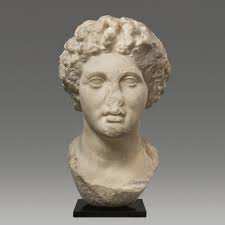 Hellenistic Greek Marble Head of Alexander the Great