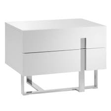 In order words, a modern nightstand with an interesting design has the potential to totally change designed by tarcisio colzani for porada, riga 2 is a modern nightstand with an elegant design and. Clement Modern White Nightstand End Table Eurway