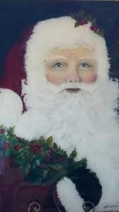 Santa prints from my original 2020 painting are available in 30” x 40”  framed board canvases with resin finish. Limited number available.  #jinglebells #christmas#originalart #festive#santa ...