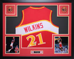 True atlanta hawks fans can't resist the chance to swoop in on the latest. Dominique Wilkins Autographed And Framed Red Hawks Jersey