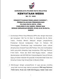 Perkara 113 (1) menjalankan pilihan raya umum ketua tempat mengundi seorang petugas pilihan raya yang dilantik oleh pegawai pengurus bagi tujuan mengetuai sesuatu tempat mengundi. Kenyataan Suruhanjaya Pilihan Raya Malaysia Spr Facebook