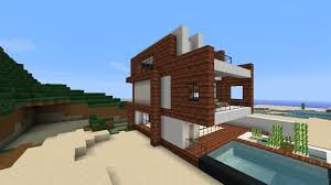 Small Modern Beach House Schematic Minecraft Project Minecraft Beach House Modern Beach House Beach House Design