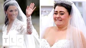 Kate middleton wedding dress 8x10 photo picture print 28012001982. Bride Wants To Look Like Kate Middleton Say Yes To The Dress Uk Youtube