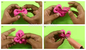 This lotus flower making with paper is so easy, with step by step picture tutorial and free templates in pdf. Diy Paper Flowers Handmade Flower Making Tutorial Paper Craft Idea