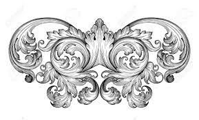 Filigree leaf pattern floral scroll pattern. Vintage Baroque Frame Leaf Scroll Floral Ornament Engraving Border Royalty Free Cliparts Vectors And Stock Illustration Image 40701171