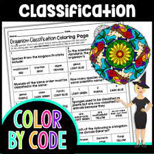 Maybe you would like to learn more about one of these? Taxonomy And Classfication Color By Number Science Color By Number