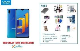 Vivo Y91 2 32gb 9 Item Accessories Water Proof Case Powerbank Cellular