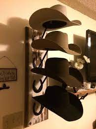 Horseshoe And Barn Wood Cowboy Hat Rack Cowboy Hat Rack Hat Rack Horseshoe Decor