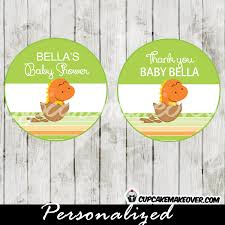So right about the time we moved away from tucson my little sister moved to pheonix. Orange Dinosaur Baby Shower Favor Tags Personalized D3 Cupcakemakeover