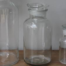 Our glass apothecary jars are great for a number of uses ranging from making your own candles to simply using them for decorative storage. Clear Glass Apothecary Storage Jar Or Medicine Bottle Six Sizes