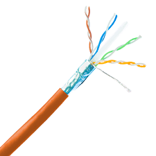 Since then, many manufacturers have managed to slim down their cat6a cables by up to 10%, but even with the slight loss of bulk, it's still the big bertha of cables. 10 Gbit Cat6a Shielded Solid Ethernet Cable Orange Spool