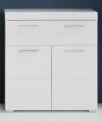 Badezimmer kommode hochglanz weiss low sideboard sideboard massivholz eiche kare design kommode bunt kommod kommode dictac badezimmer kommode badschrank mit 2 schubladen 30 x 89 x 30 cm badzimmerschrank mit kippsicherung. Badschrank Kommode Breit Weiss Hochglanz Badezimmer Unterschrank 73x79 Cm Amanda Ebay