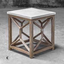 Niemann Stone End Table Wood End Tables End Tables Square Accent Tables