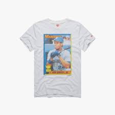 These were the cards that were more heavily printed by the primary card manufacturers and found their way into more hands than the others on this list. Topps All Star Rookie Ken Griffey Jr Retro Mlb T Shirt Homage