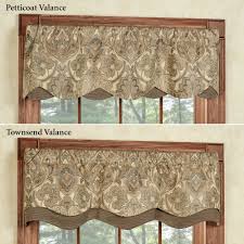 Hollyhock Gold Layered Window Valance Valance Window Treatments Window Treatments Bedroom Kitchen Window Treatments